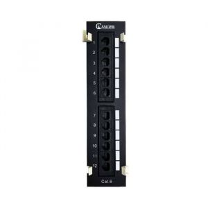 Cat6 Patch Panel 12 Ports With Wall Mount Bracket