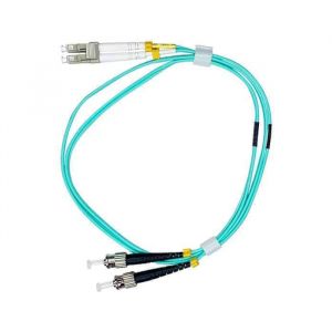 OM4 Multimode Fiber Optic Cable 50/125 LC to ST Duplex