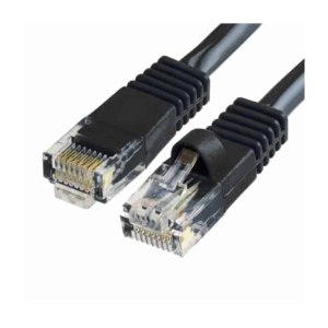 Black High Quality 550 Mhz UTP Category 6 Patch Cord for Networking
