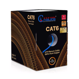 TAA CAT6 Plenum ETL/UL Listed Solid Bare Copper 1000ft Pull Box 