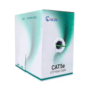 Cat5e Riser CCA 1000ft UTP Cable 350 Mhz 24AWG Pull Box