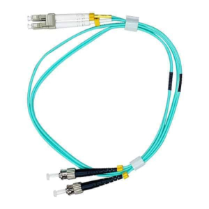 OM4 Multimode Fiber Optic Cable 50/125 LC to ST Duplex