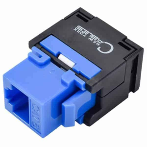 Toolless Cat6 Horizontal Keystone Jack UTP, 180 Degree