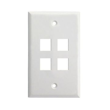 Standard Face Plate for Keystone Jacks Pack of 10