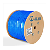 Bulk Cat6 Plenum Shielded Solid Copper 1000ft CMP F/UTP 550 Mhz Cable